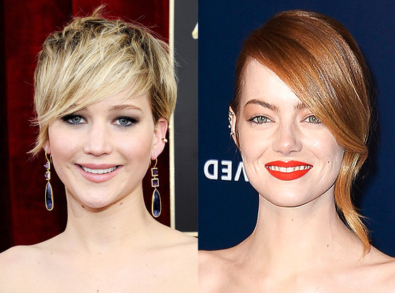 Jennifer Lawrence, Emma Stone Jennifer Lawrence, Emma Stone